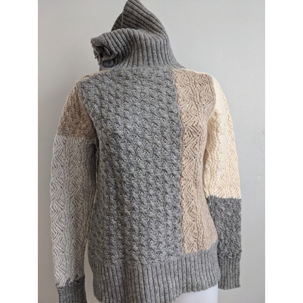 Sundance Size Medium Lambswool Patchwork Saco Swe… - image 6